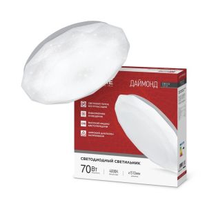 Светильник потолочный ASD св/д 70W(6300lm) 4000K ДАЙМОНД 510*70 мм (без пульта)