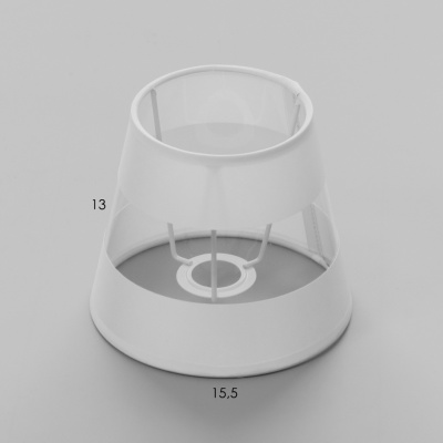 Абажур" Турман" белый Е14 15*15*13см