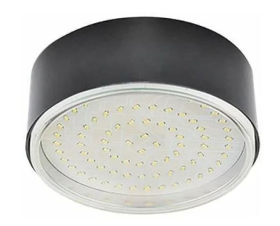 Потолочный светильник накладной GX70-N50 пластик черный 42*120 Ecola