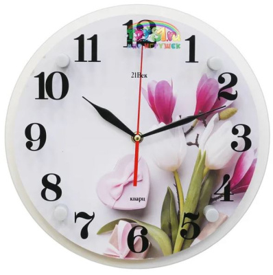 Часы 21век стекло 3030 (30*30) Quartz 