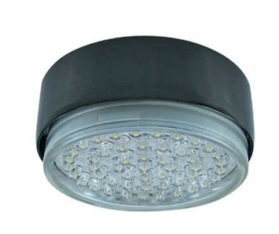 Потолочный светильник накладной GX53-FT8073 25*82 черный хром металл Ecola