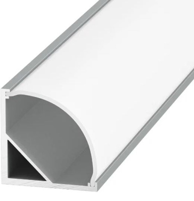 Профиль накладной угловой+ рассеив.+аксес.16*16мм 2м General