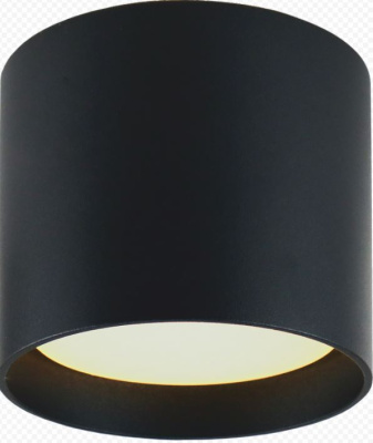 Светильник накладной спот ART GX53 черный 83*100