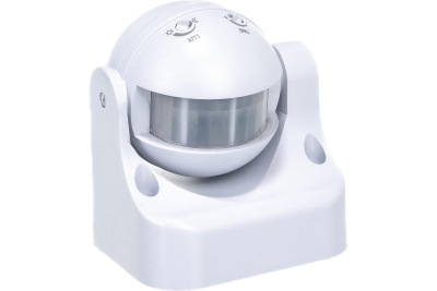 Датчик ИК движения+фотореле ДДС-02, на стену TDM 220V 1100W 12м 180град.
