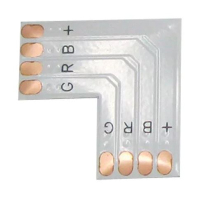 Соед плата L Ecola для зажим разъема 4-х конт SMD5050