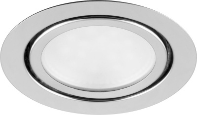 Св/д светильник встраиваемый Feron LN7 3W 4000K хром мебельный 70(60)*20мм