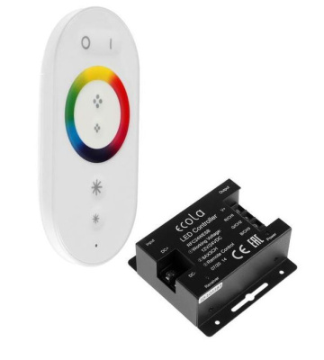 Контроллер Ecola 288W 12V  RGB с сенсорным радиопультом управления