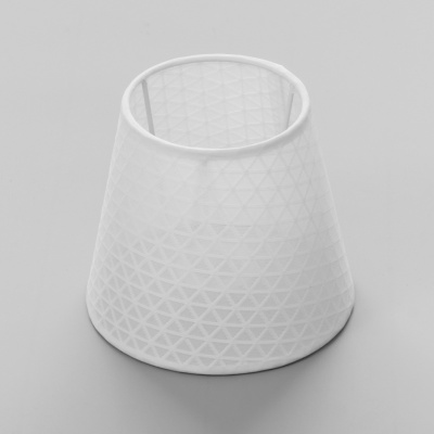 Абажур"Тримино" белый Е14 15*15*13см