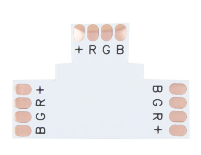 Соед плата Т Ecola для зажим разъема 4-х конт SMD5050 10мм