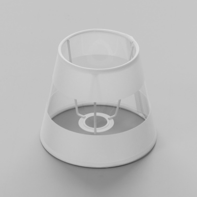 Абажур" Турман" белый Е14 15*15*13см