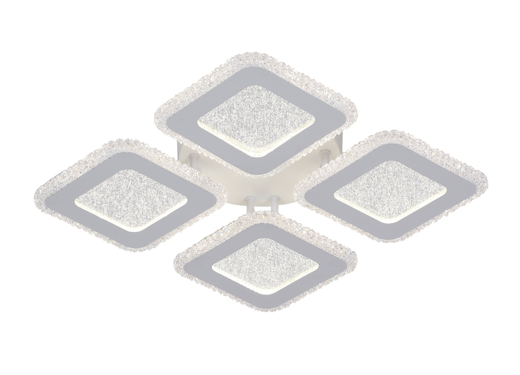 Люстра светодиодная F12359/4 LED WT 120W 550*550*80
