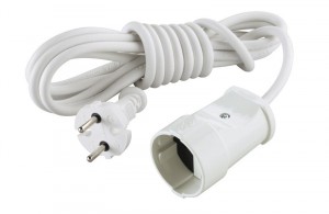 Удлинитель MAKEL ПВС 2*0,75 1розетка 3м 10А