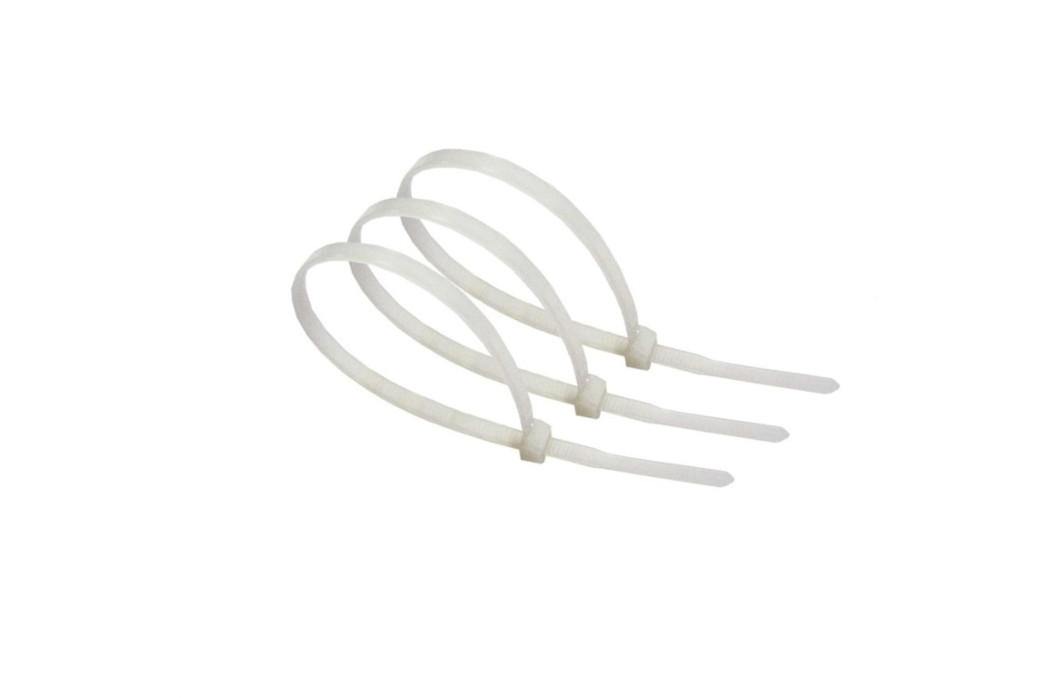 Хомуты 2,5*100мм(50шт) белый IEK