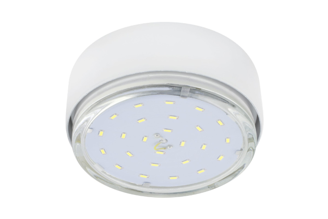 Потолочный светильник накладной GX53-FT8073 25*82 белый металл Ecola