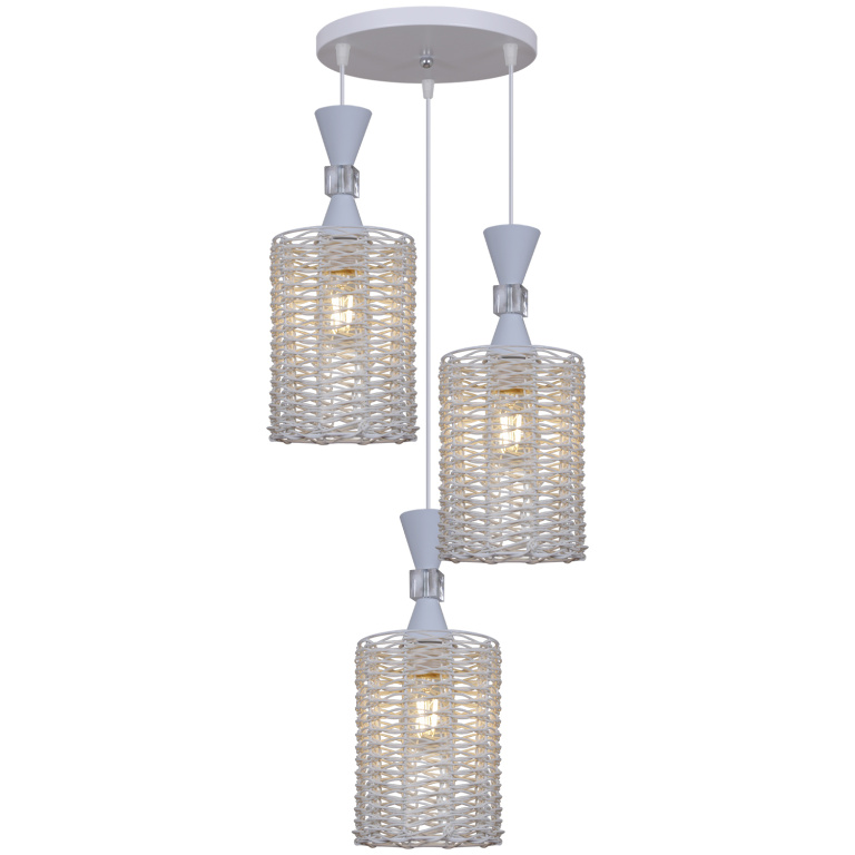 Подвес S204570/3 WT(белый) Е27