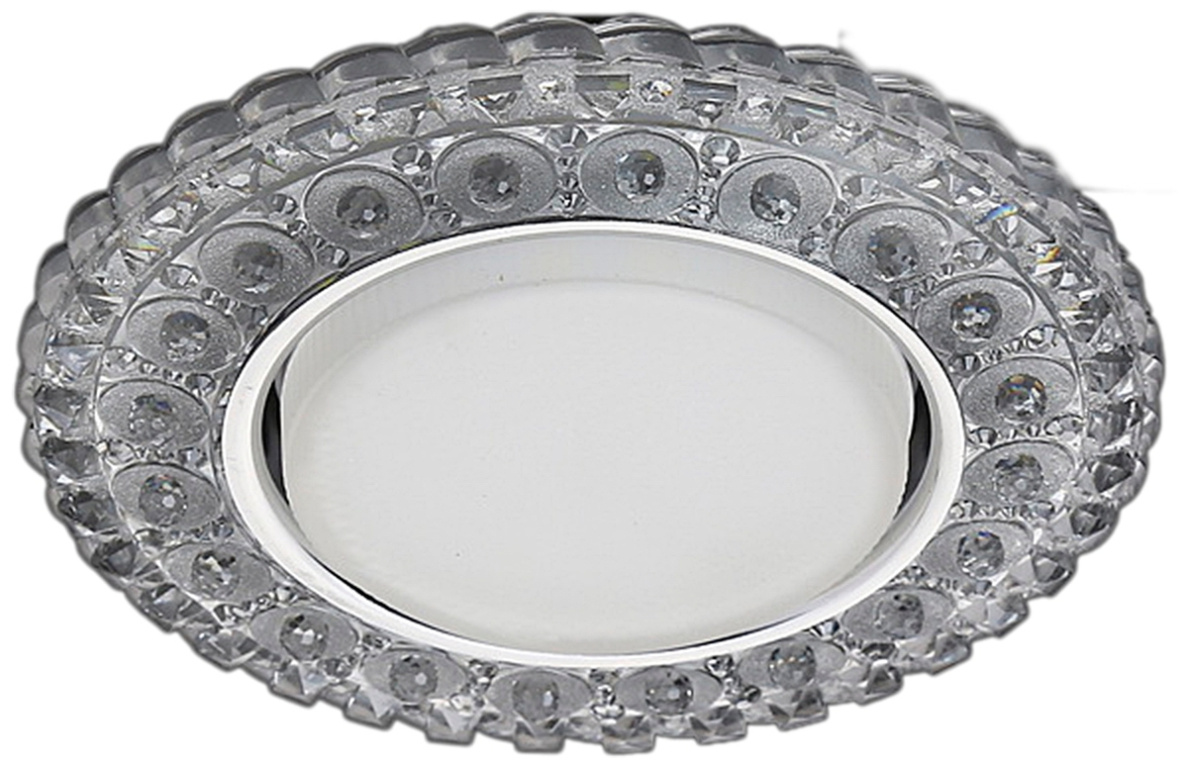 Потолочный светильник встраиваемый S253211-5W- GX53WH с подсв. прозрач