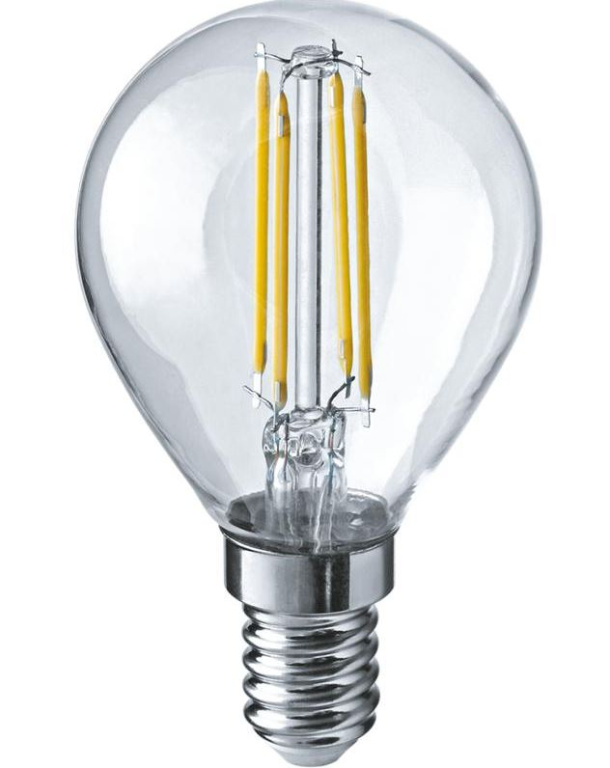 Лампа св/д General нитевидная шарик проз. E14 10W 6500К