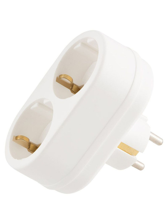 Разветвитель электрический 2T2 16A  с/з TOKER