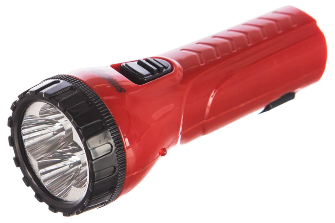 Фонарь Smartbuy SBF-93-R(акк.) 4св/д вилка 220v