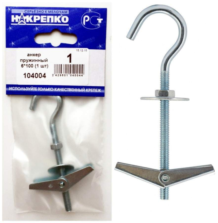 Анкер пружинный 6*100 (104004)