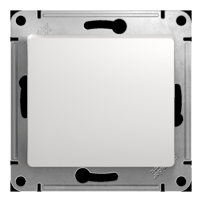 Выключатель 1кл. СУ Schneider GLOSSA мех. белый