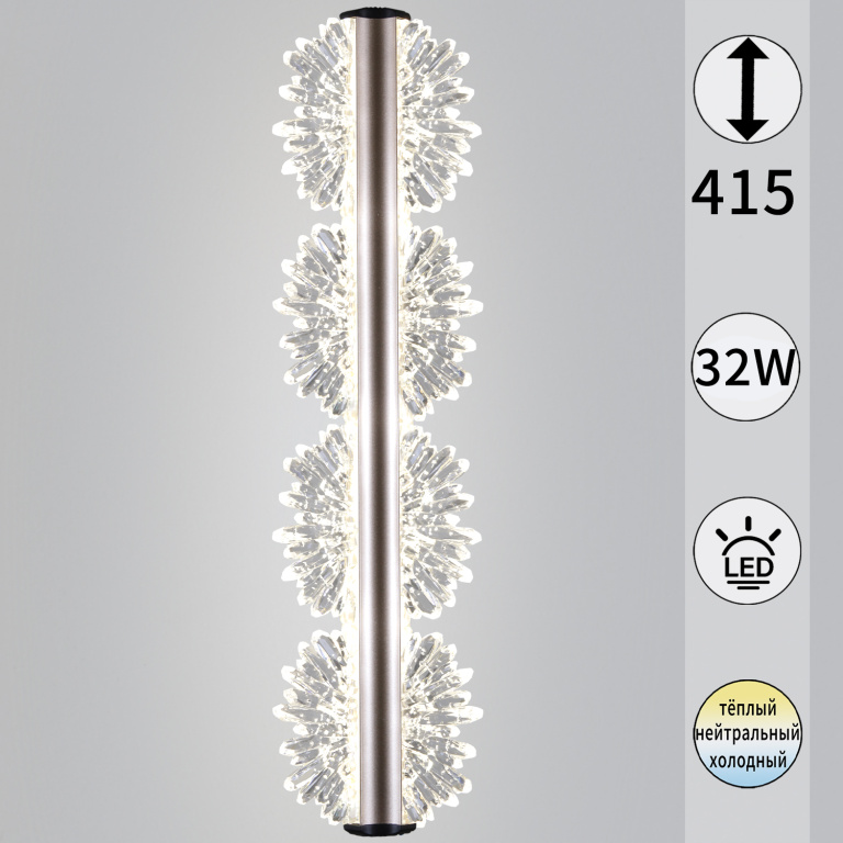 Светильник настенный S204471/1 GD LED 32W 240*100*60 3k-4k-6k