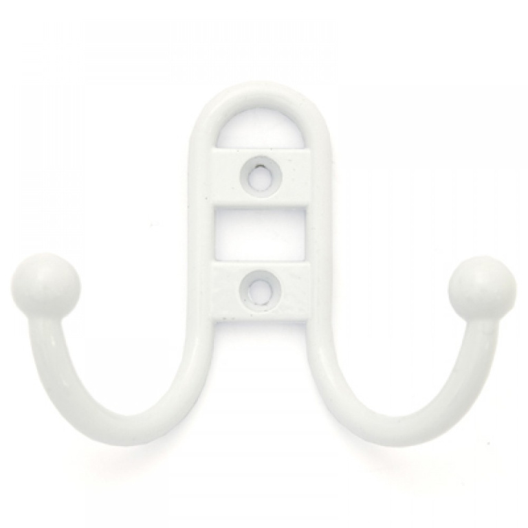 Крючок вешалка №13 белый