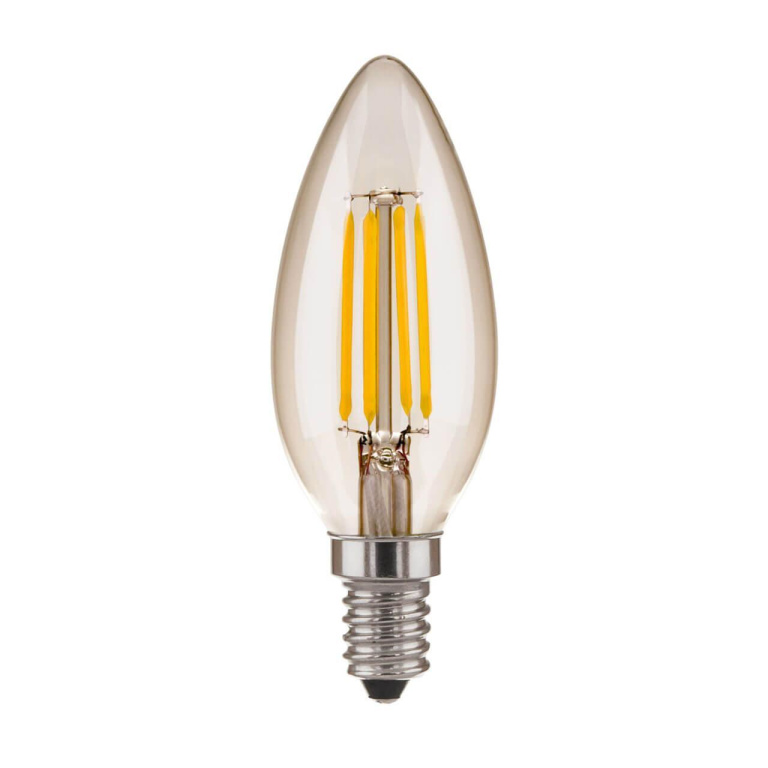 Лампа св/д General нитевидная свеча проз. E14 10W 4500К