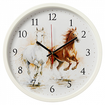 Часы 21 век "Рубин" 3027 (30*27) (d=30см)