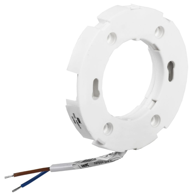 Патрон GX53 с проводом 2*10cm, Ecola 