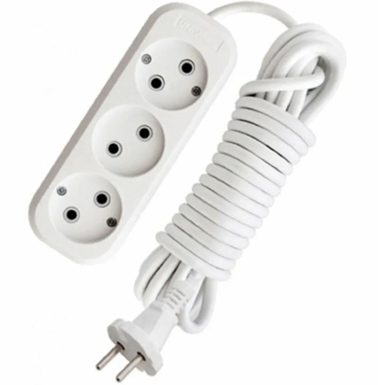 Удлинитель Jett ШВВП 2х0,75 5м 3г6А