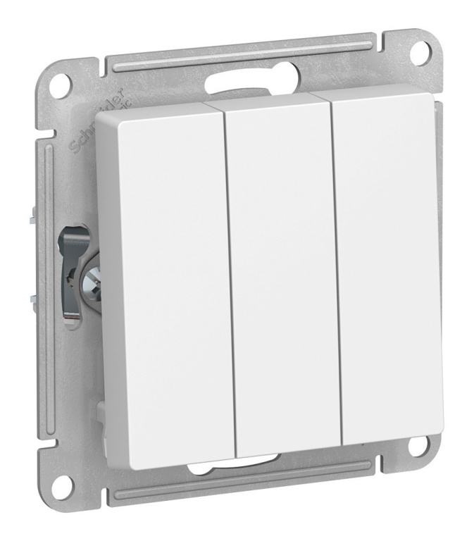 Выключатель мех.3кл. СУ Schneider AtlasDesign бел