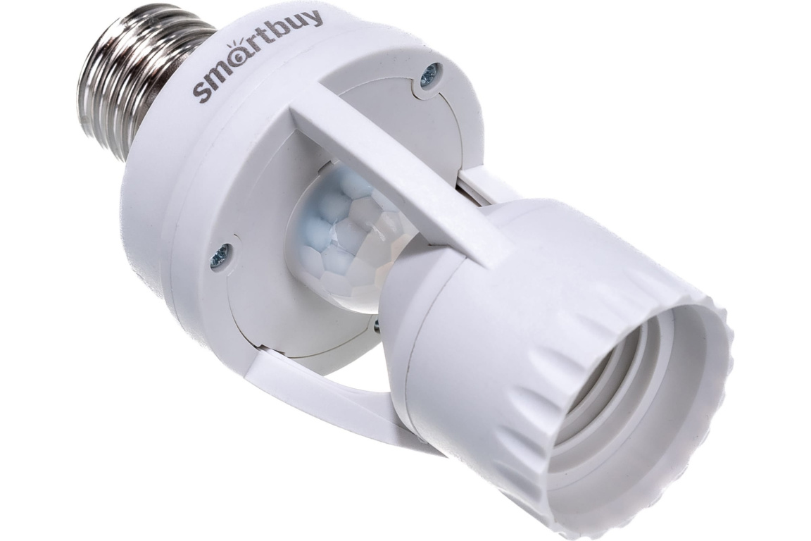 Датчик ИК движения в патрон Е27 60ВТ до 6м Smartbuy