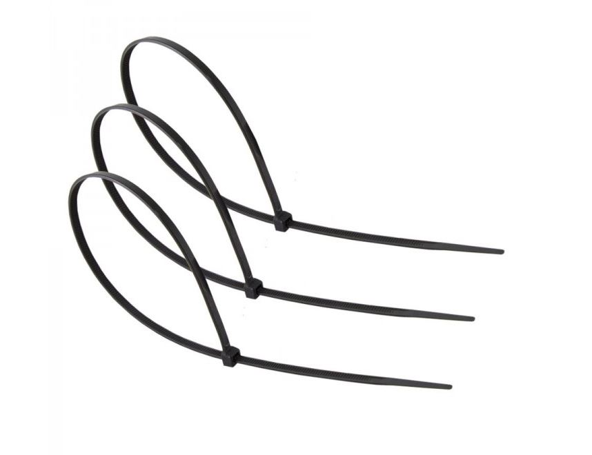 Хомуты 2,5*100мм(100шт) черный 