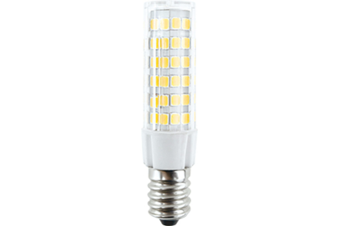 Лампа T25 240v 5,5w 4000К Е14 прозр кукуруза 65*17