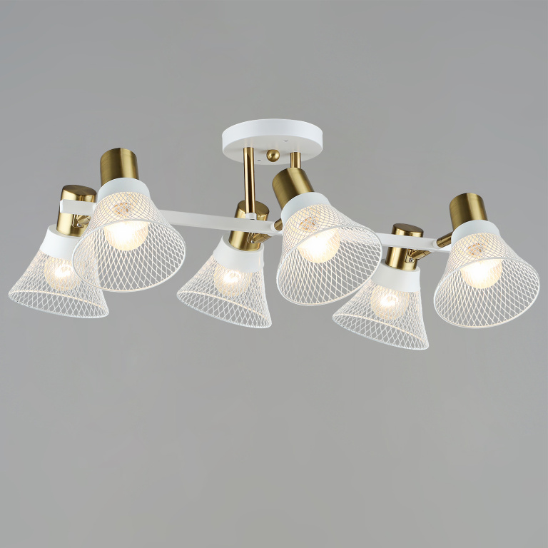 Люстра потолочная S206245/6 WT+COP E14