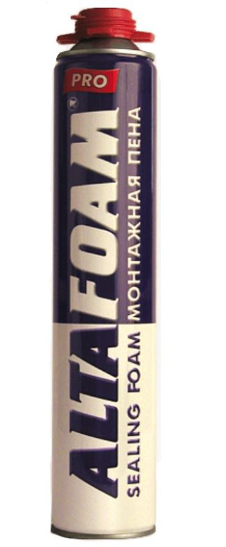 Пена монтажная профессион. Altafoam 750мл.всесезонная