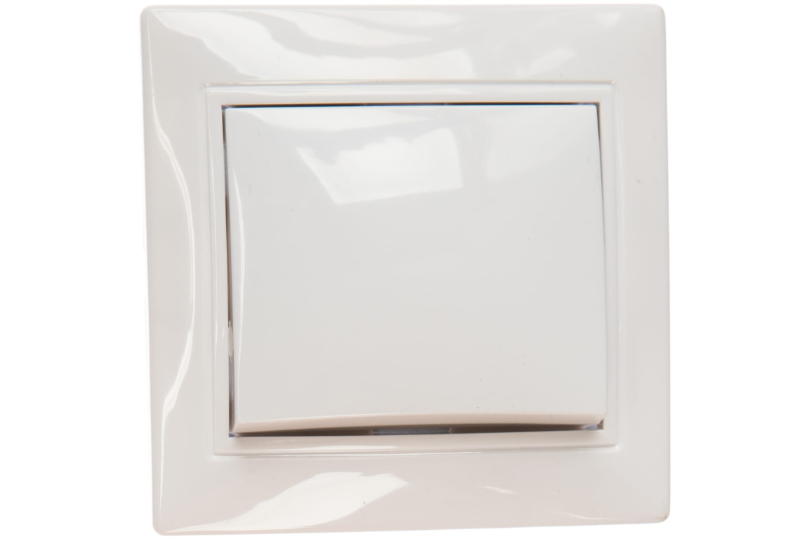 Выключатель 1кл. "Севиль" белый UNIVERSAL