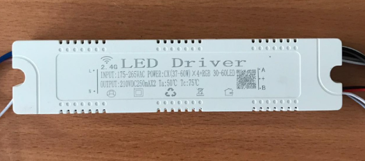 Драйвер (37-60W)*4+RGB для светодидных акриловых св-в S2 (210V 200mA*2)