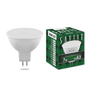 Лампа  св/д LED-JCDR 7вт GU5.3 4000K Saffit