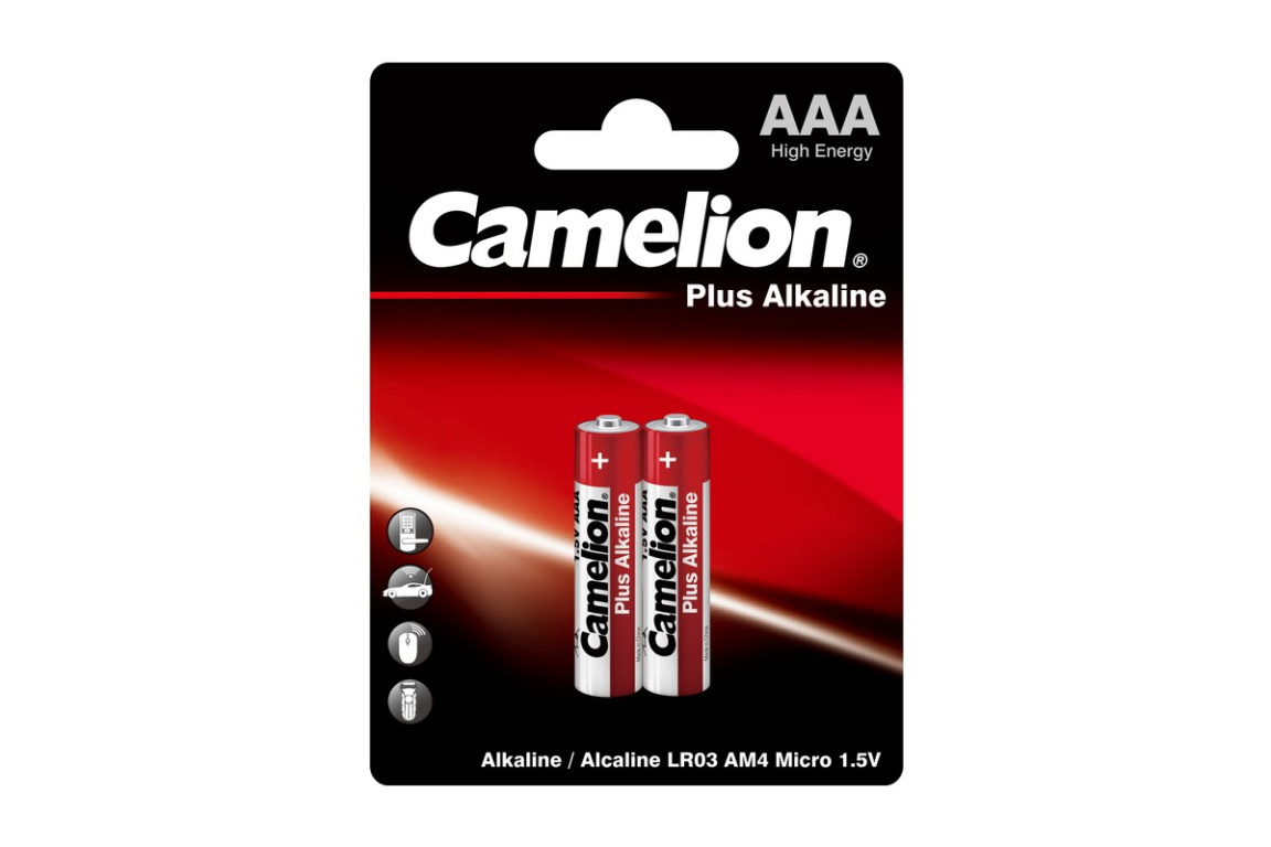Батарейка алкалиновая мизинчиковая Camelion LR03 AAA