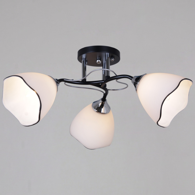 Люстра потолочная S279360/3 BK+CR E27