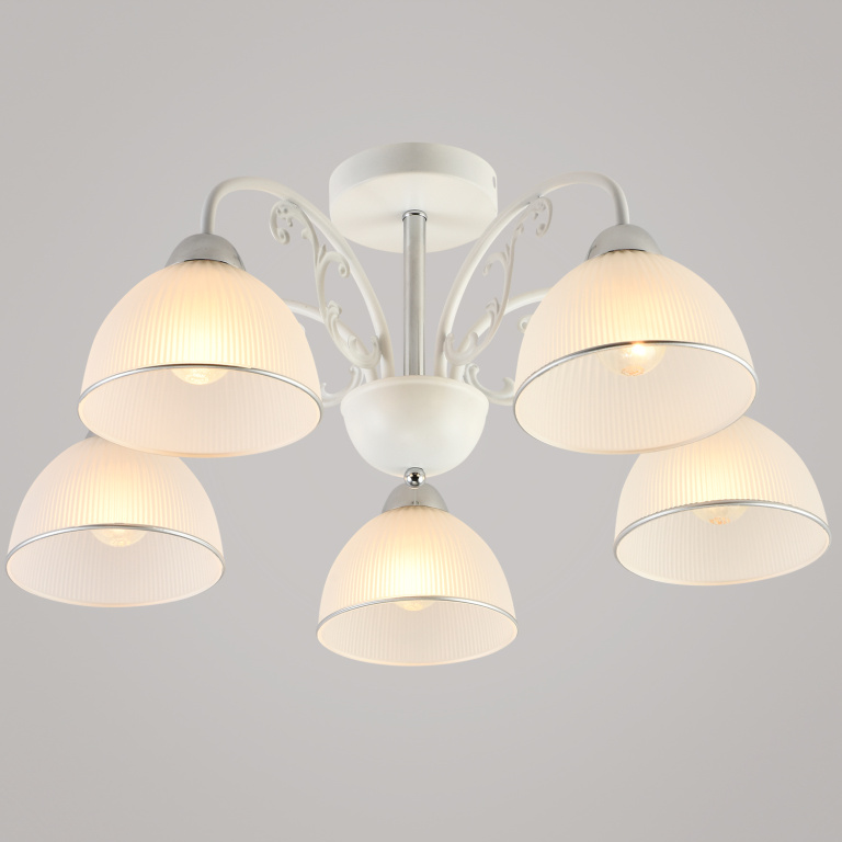 Люстра потолочная S262410/5 WT+CR E27