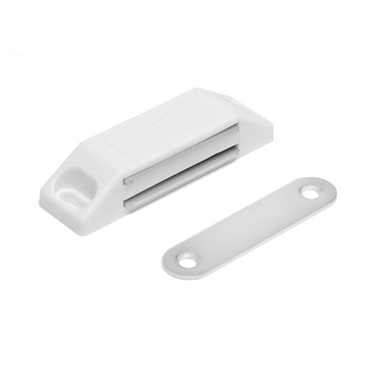 Магнит мебельный 60*13 средний белый