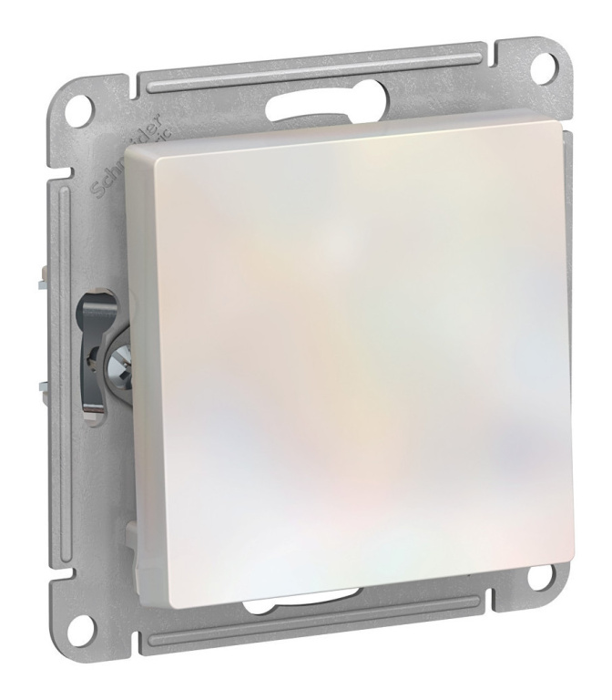 Выключатель мех.1кл. СУ Schneider AtlasDesign жемчуг