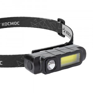 Фонарь Космос св/д (акк.) 1св/д+COB 3W(90lm+180lm)з/у USB IP54 аккум.