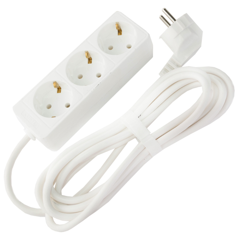 Удлинитель "Союз" ПВС 3гн 7м з/к 2200вт