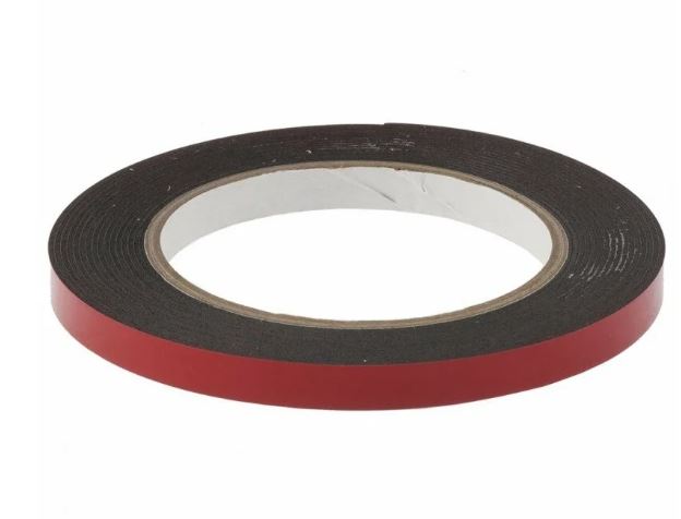 Скотч 2-х сторон. 9*5 м черная усиленная