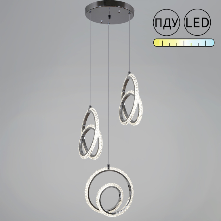 Подвес S269357/3 CR LED 102W 3K-6K с пультом