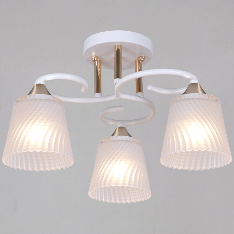 Люстра потолочная S206360/3 WT+FG E14